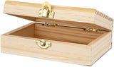 Gift Wood Box  6 x 4 x 2
