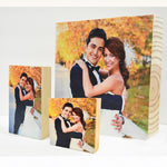 Combo Package-Personalize wood 5x5 , 5x7 , 10x10 Inch